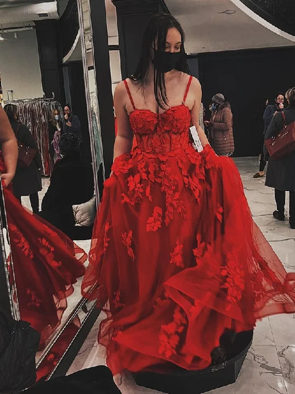Closeout Sale Sweetheart Neck Open Back Wine Red Lace Long Prom Dresses,DS4508