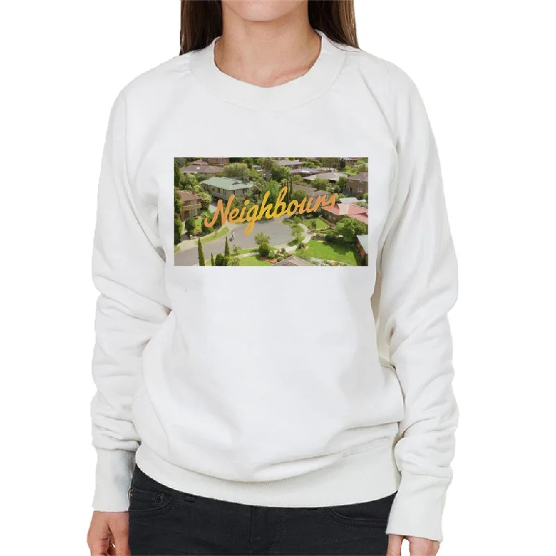 Bargain Prices Neighbours Ramsay St Aerial Opening Women's Sweatshirt