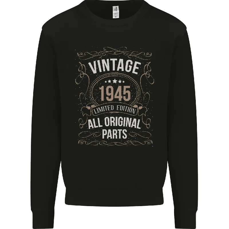 fitness lifestyle hoodie79th Birthday Limited Edition 1945 Mens Sweatshirt Jumper