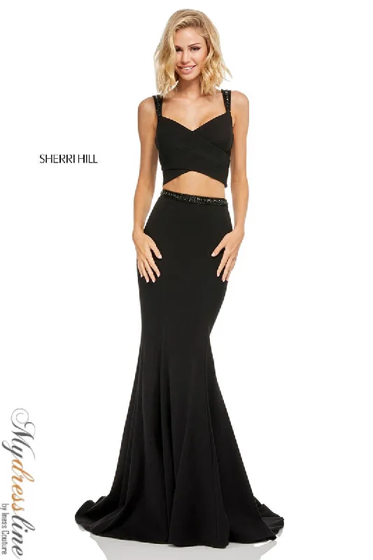 chic slip dressSherri Hill 52633