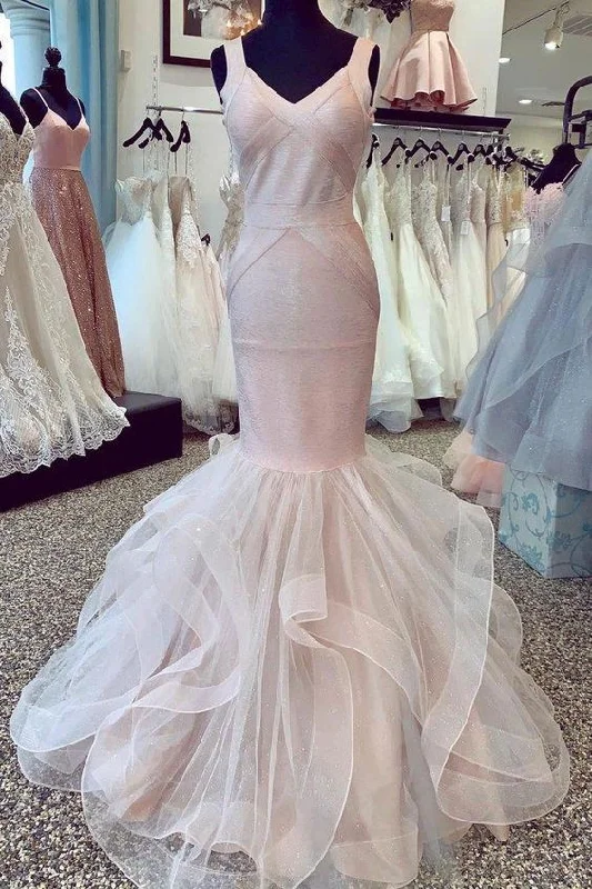 Limited Availability UNIQUE TULLE MERMAID LONG Prom Dress , Prom outfits TULLE FORMAL DRESS,DS4342