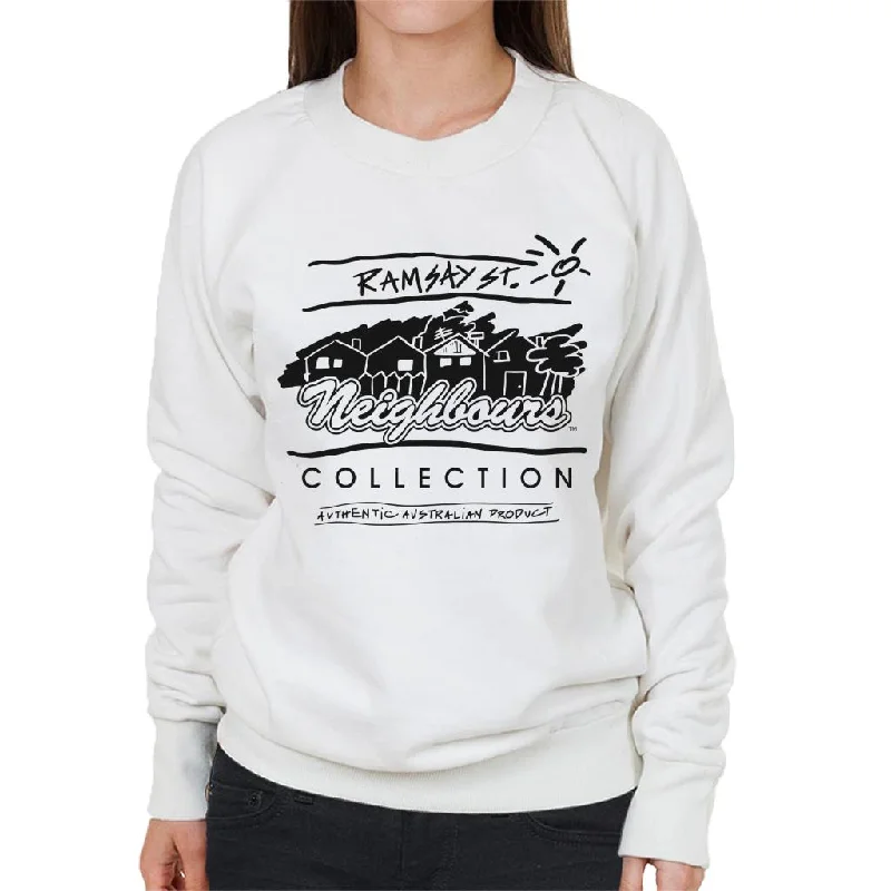Massive Deals Neighbours Retro Illustration Women's Sweatshirt