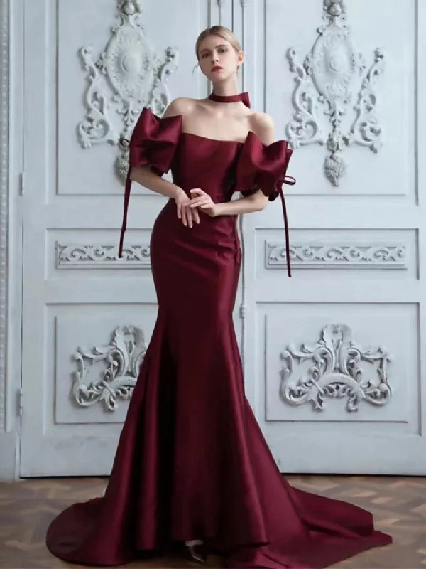 Epic Deals Stacy Off-shoulder Bowknot Sleeve Maxi Dress