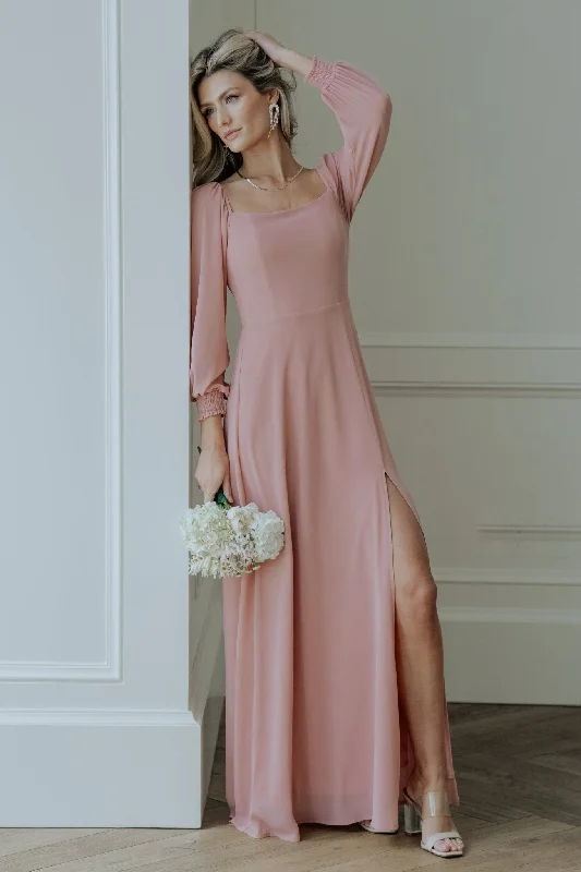 flowy maxi dressGiselle Maxi Dress | Blush