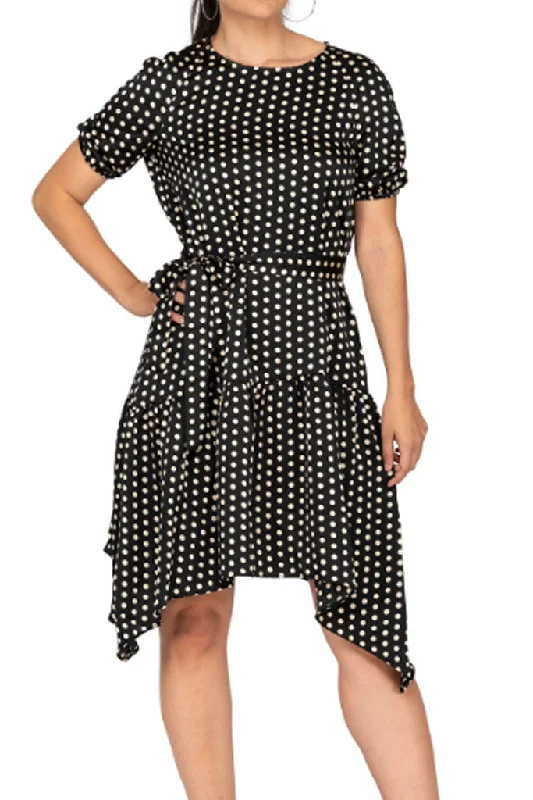 Bonus Savings Polka dot Shift Dress
