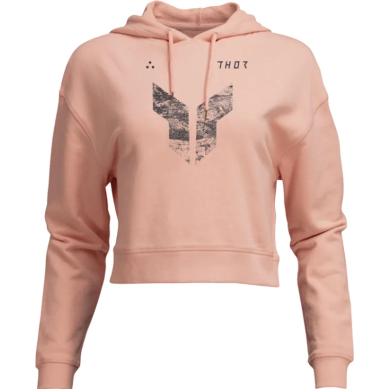 Year-End Sale Thor MX Iconic Crop Women's Hoody Pullover Sweatshirts