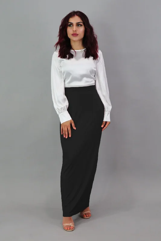 Daily Specials Luxe Spandex Maxi Skirt - Black