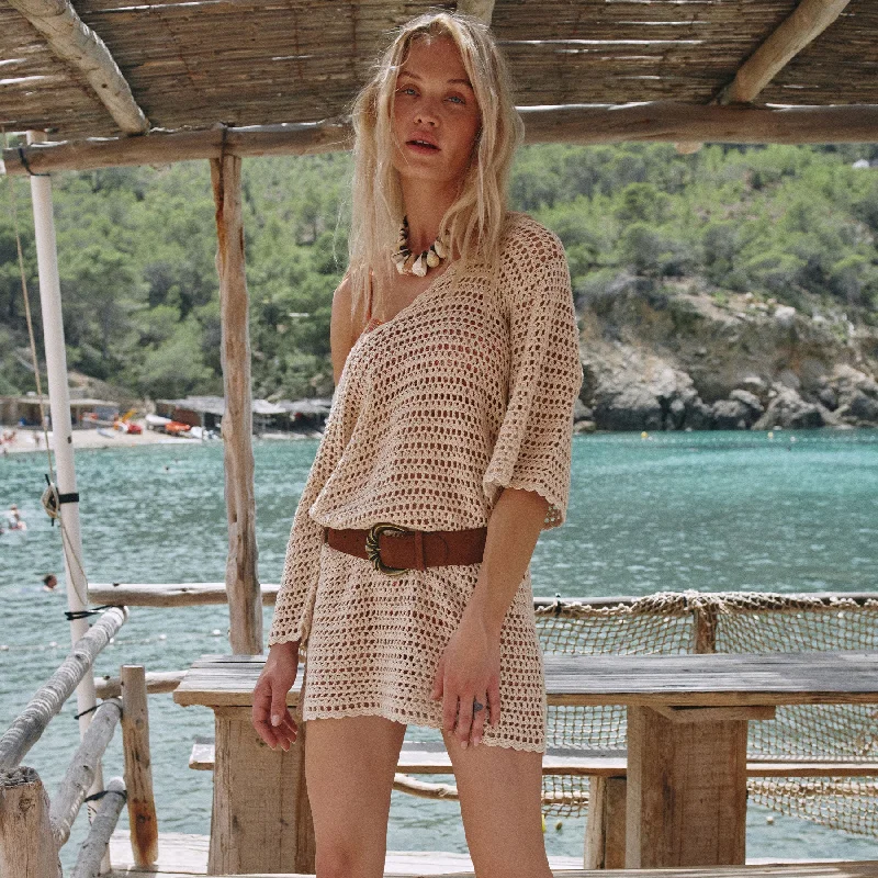 Unbeatable Prices Salina Crochet Mini Dress 🛍️