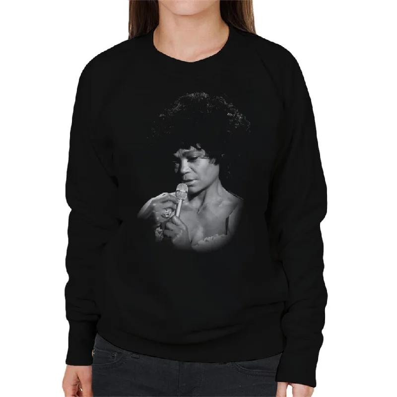 One-DAY Sale TV Times Singer Eartha Kitt 1973 Women's Sweatshirt