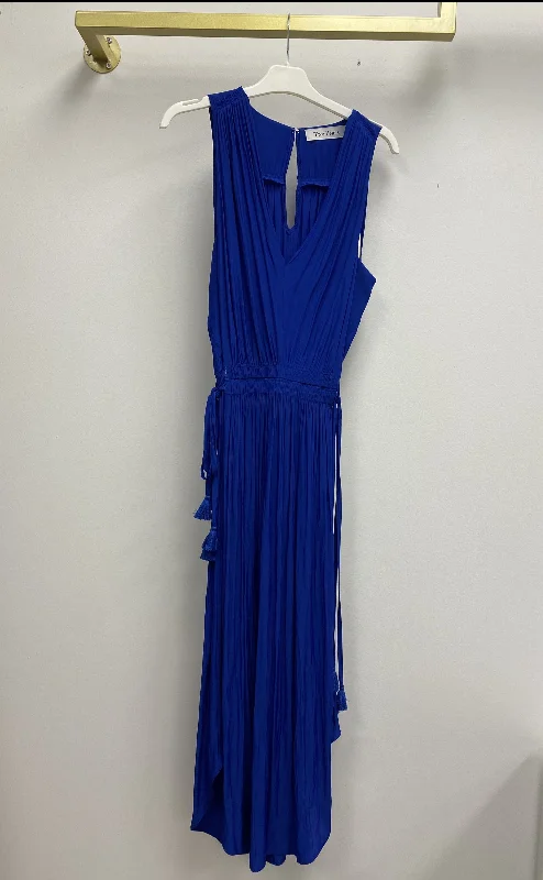 New Deals Two Pears Deep V-Neck Sleeveless Midi Dress