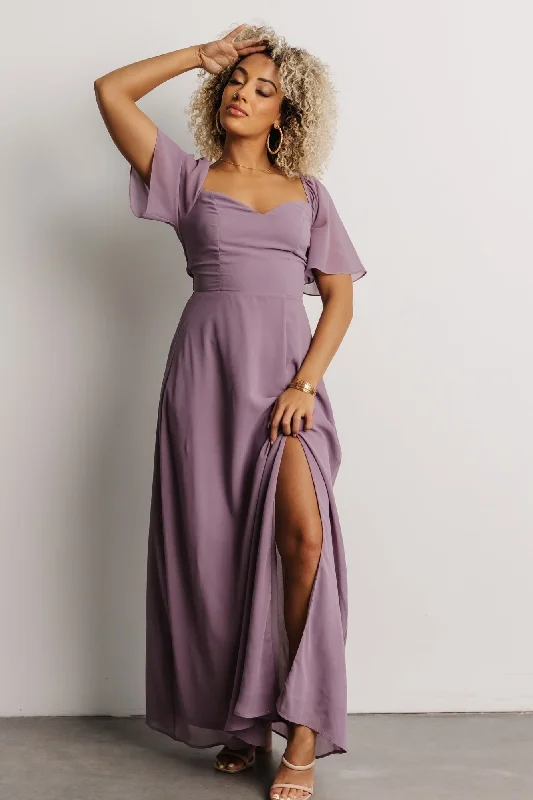 modern dressSierra Sweetheart Maxi Dress | Lilac