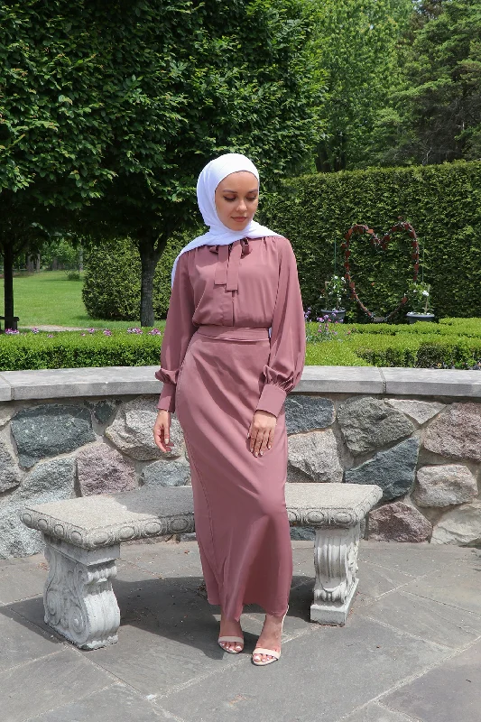 Online Specials Luxe Soft Maxi Skirt -Nude Pink