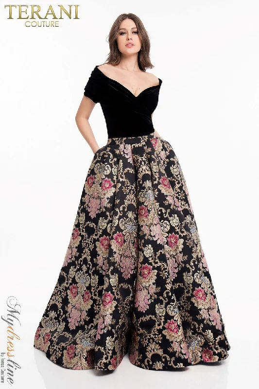 Instant Discount Terani Couture 1821E7116