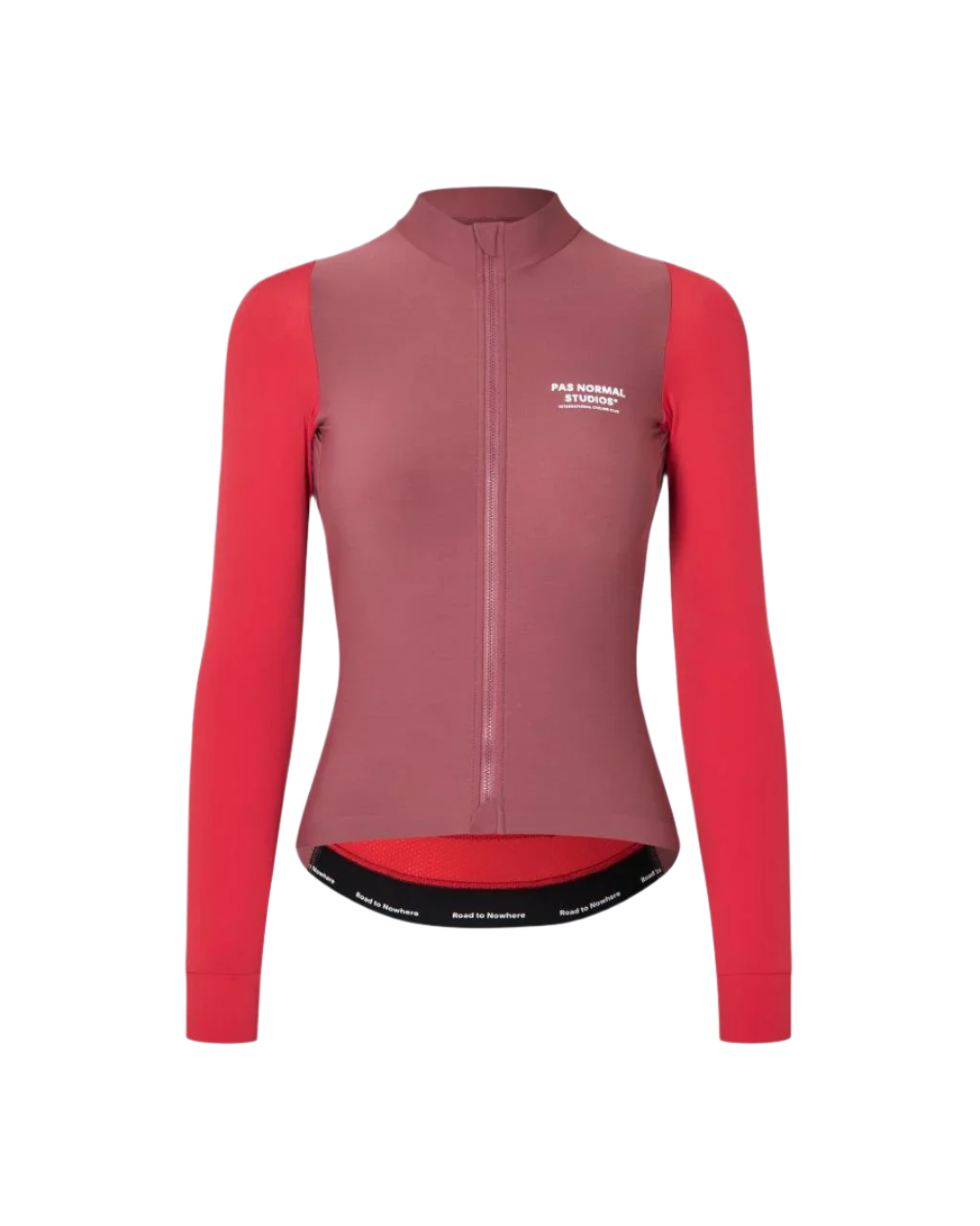 minimaWomen's Mechanism Long Sleeve Jersey - Color Block Red