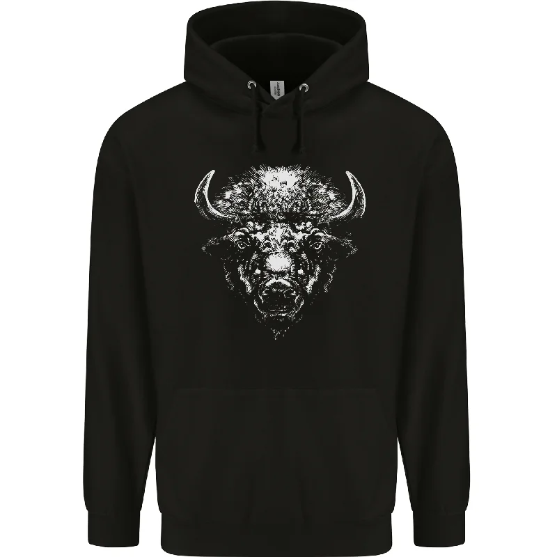 Exclusive Online Offer A Buffalo Head Mens 80% Cotton Hoodie