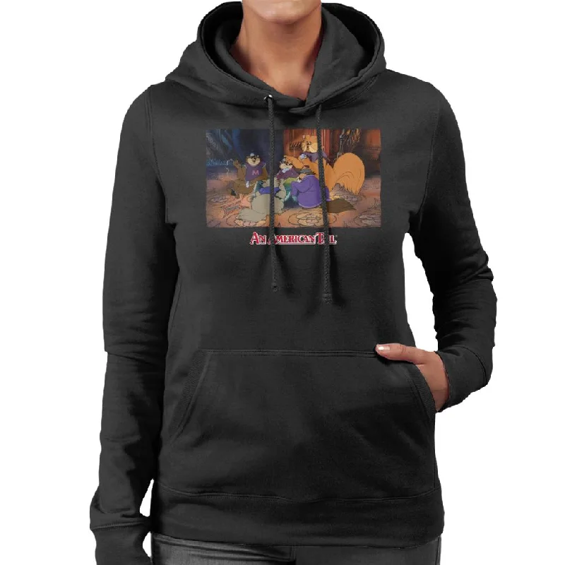 Quick Sale An American Tail Tiger Playing Cards Women's Hooded Sweatshirt