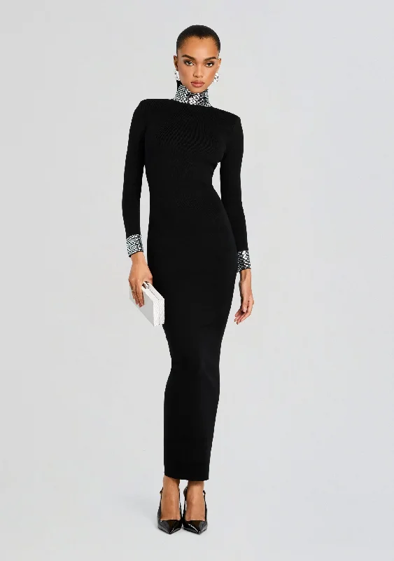 Deal Mania Monroe Embellished Knit Dress