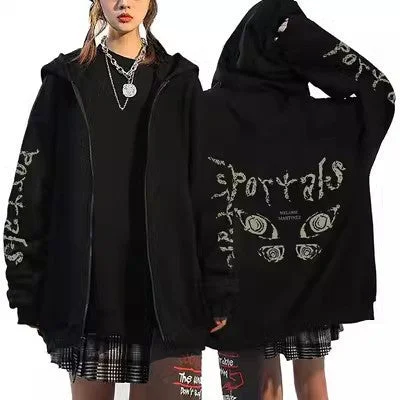 Final Sale Men's And Women's Same Zipper Sweater Jacket