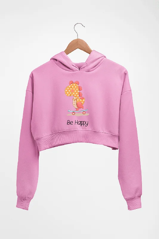 stylish hoodie for womenDinosaur Crop HOODIE FOR WOMEN