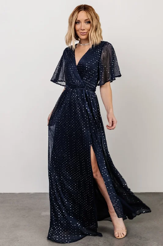 Midnight Sale Grace Sparkle Gown | Navy