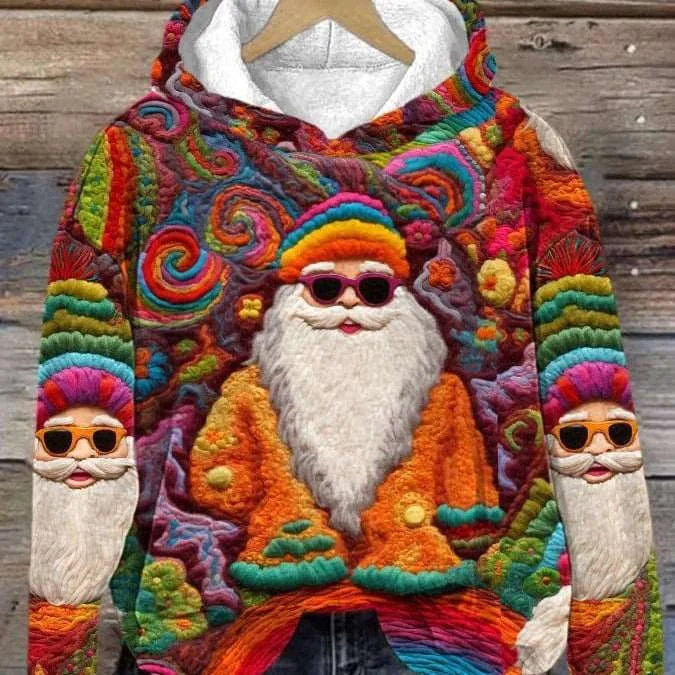 Buy More, Save More Celebrate Love in Style: 3D Christmas Couple Hooded Sweater for Her