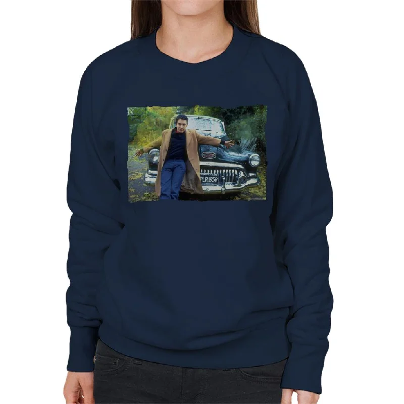 Weekend Deal TV Times Jools Holland By A Classic Car Women's Sweatshirt