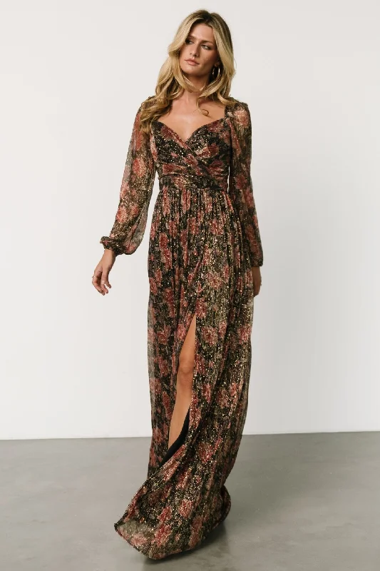 sophisticated dressKirsi Maxi Dress | Black Floral