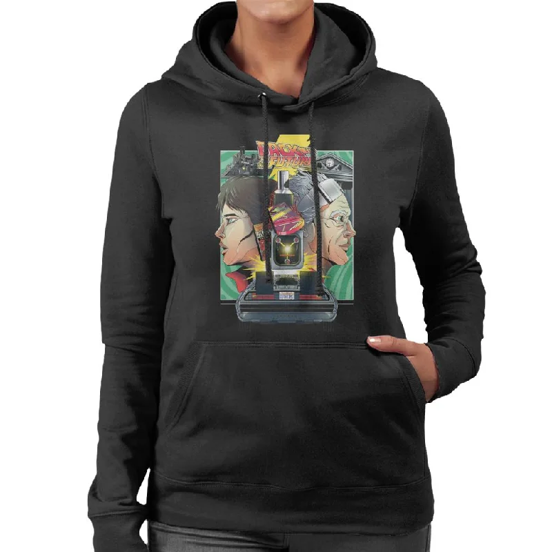 soft hoodieBack to the Future Doc Vs Marty Women's Hooded Sweatshirt