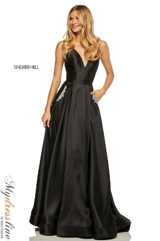 form-fitting dressSherri Hill 52597