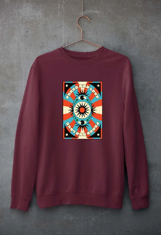 Can't Miss Psychedelic Peace and Love Unisex Sweatshirt for Men/Women