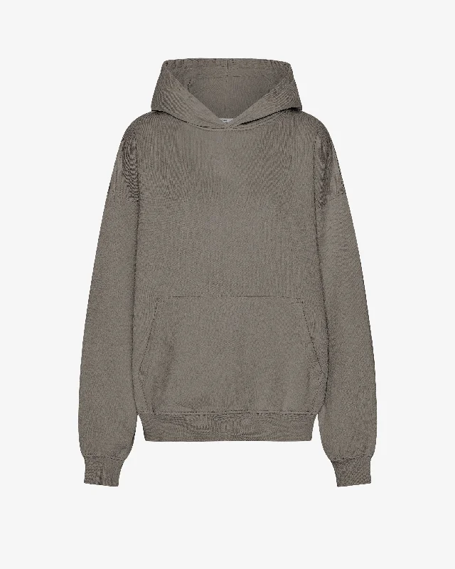 cool graphic hoodieOrganic Oversized Hood - Misty Brown