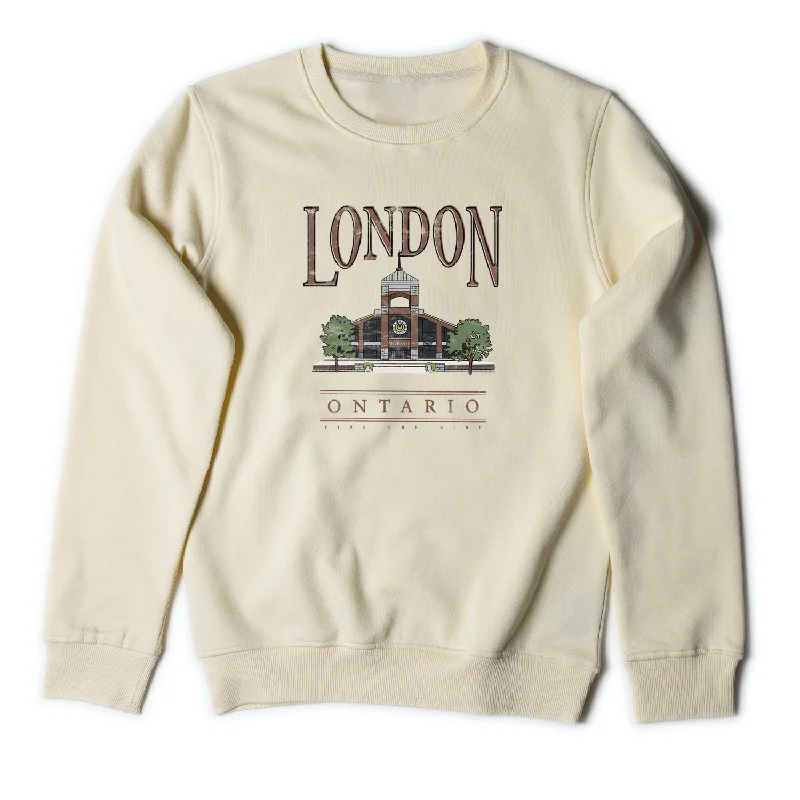 fashion sportswear hoodieLONDON VINTAGE COVENT GARDEN CREW (UNISEX)