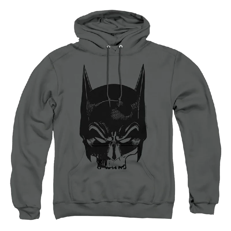 soft pullover hoodieThe Batman (2022) Skull On Gray - Pullover Hoodie