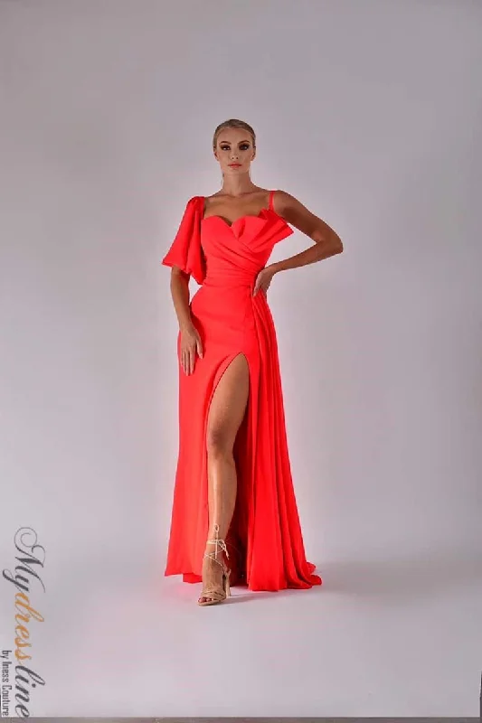 satin dressSara Badr SB0002