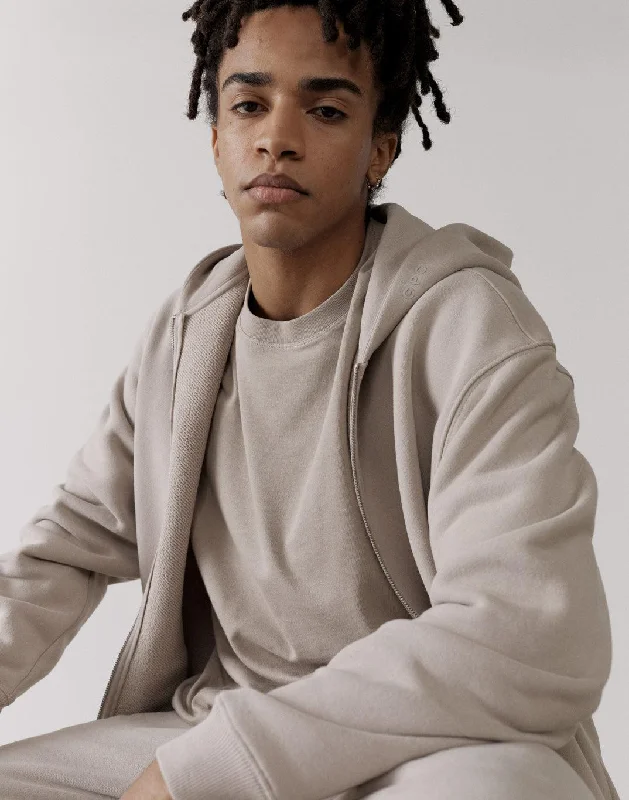 oversized hooded sweatshirtThe Oversized Zip Hoodie in Ashwood