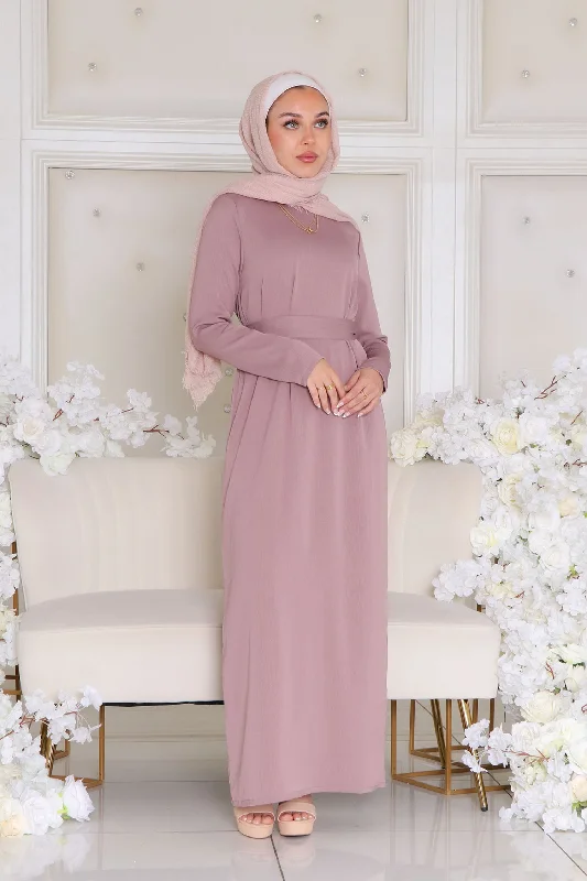 Quick Sale Irene Textured Sheath Dress- Rose Pink