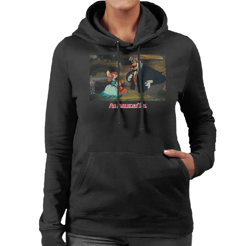 Major Savings An American Tail Bridget Fieval And Honest John Women's Hooded Sweatshirt