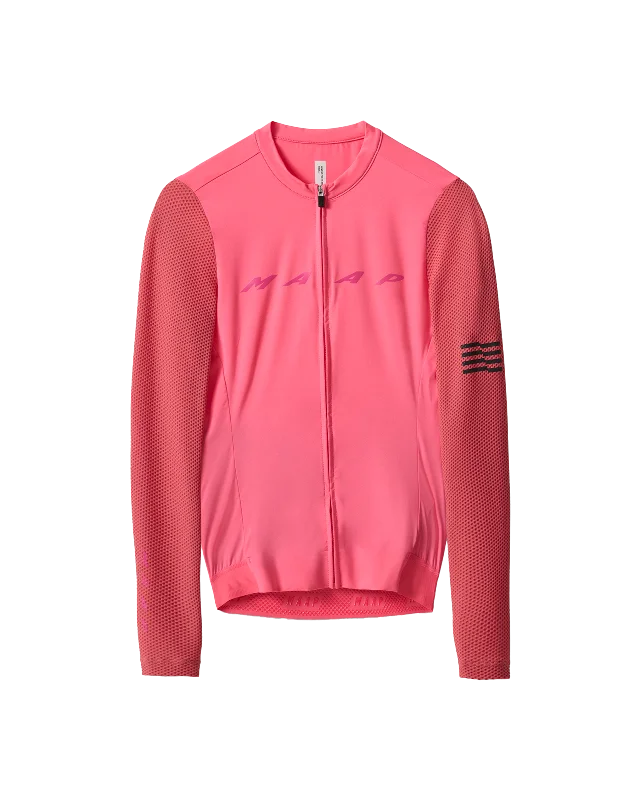 oversized gym sweatshirtWomen's Evade Pro Base LS Jersey 2.0 - Epik Pink