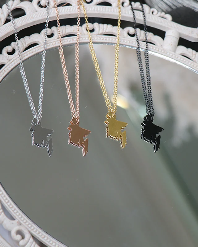 Special Discount Birthplace Map Necklace- Bangladesh