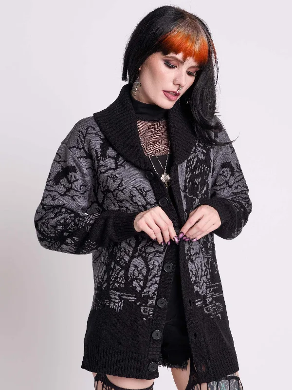 sleek dressMidnight Raven Cardigan