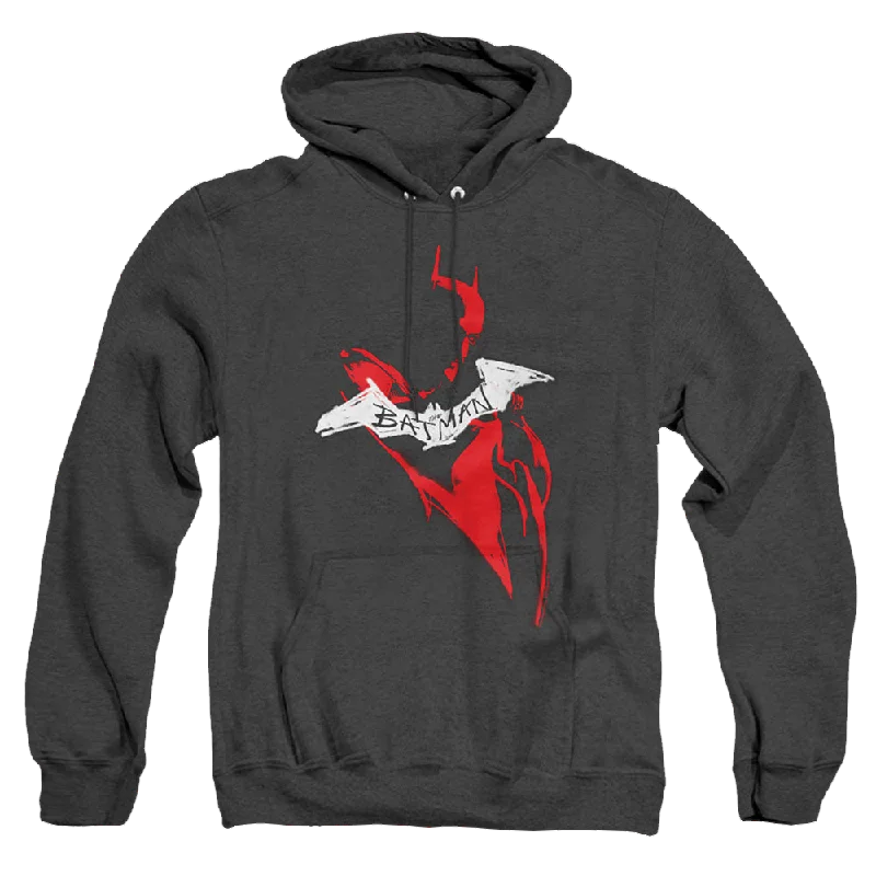 warm hooded sweatshirtThe Batman (2022) Hand Drawn Silhouette - Heather Pullover Hoodie