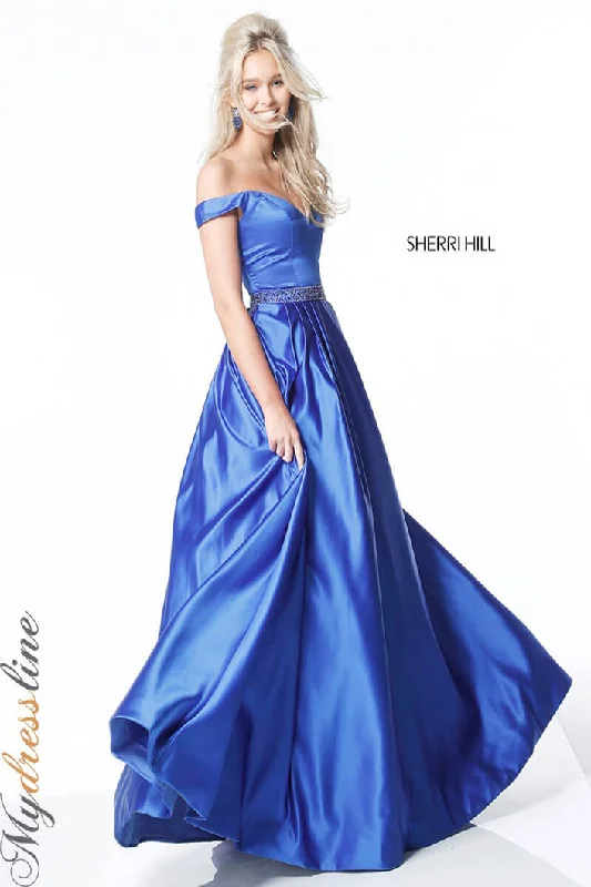 high-waisted dressSherri Hill 51124