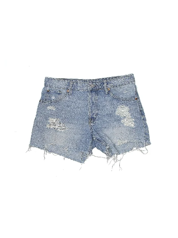 Hurry In Denim Shorts