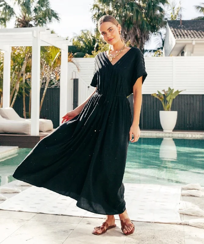 Instant Savings Label of Love Pleated Dress Black