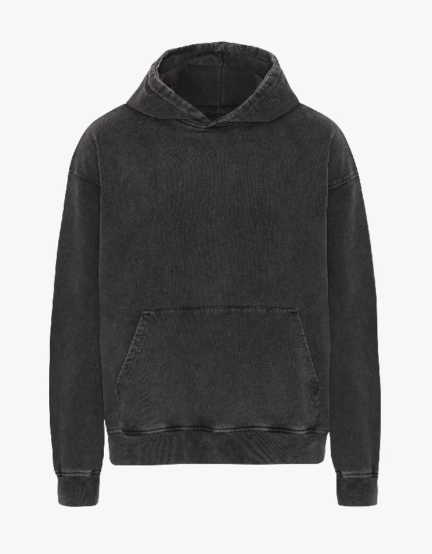 fashionable hoodieOrganic Oversized Hood - Faded Black