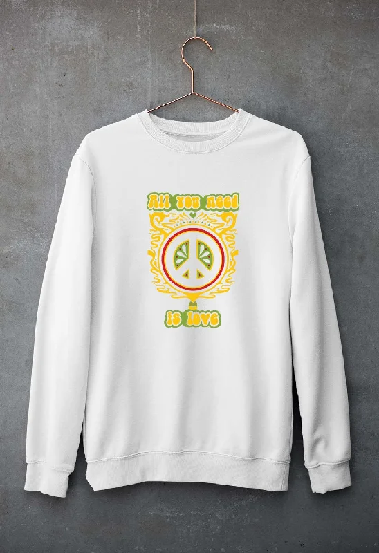 Massive Deals Psychedelic Love Unisex Sweatshirt for Men/Women
