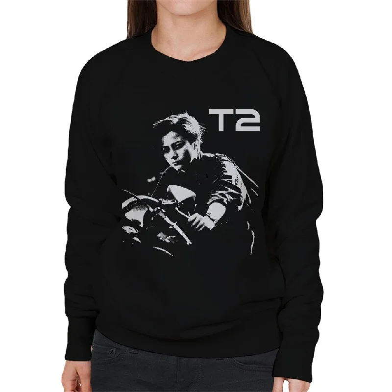 Savings Spectacular Terminator 2 Judgement Day John Connor Bike Women's Sweatshirt
