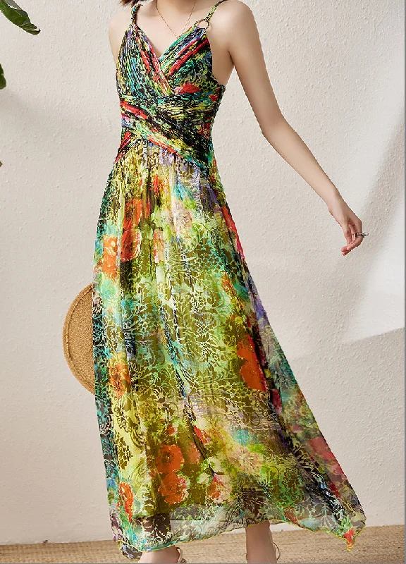 Early Access Silk Dress V-neck Dress