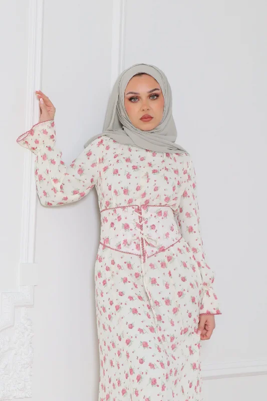 Grand Opening Sale Dana Floral Maxi Dress- Off White