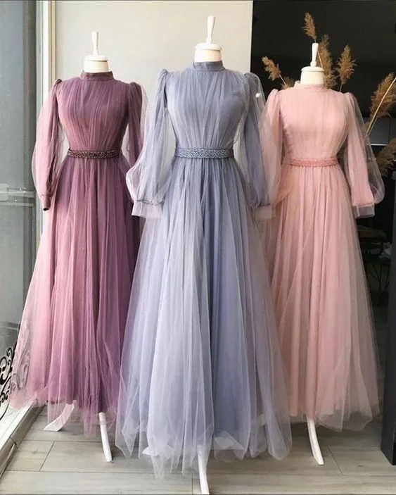 Discount Days Evening Dresses long Sleeves Evening Gown Prom Party Dress,DS4220
